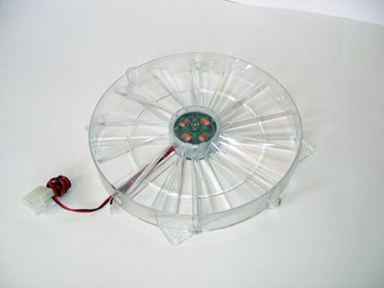 Общий вид вентилятора Globefan 220mm Blue LED