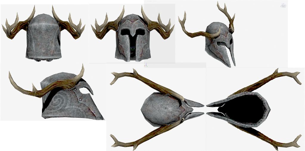 В этой статье будет создаваться "Древний шлем Норда". 