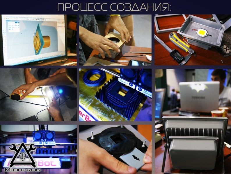 Логопроектор светодиодный своими руками www.mozgochiny.ru-02