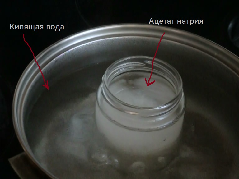 Растворение натрия в воде реакция. Раствор ацетата натрия. Кристаллизация ацетата натрия. Растворение ацетата натрия в воде. Ацетат натрия горячий лед.