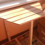 Самодельный складной стол для балкона