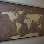 Настенное панно «Карта мира»