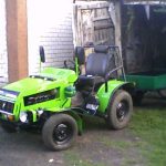MINI Трактор с движком и задним редуктором от “Муравья“