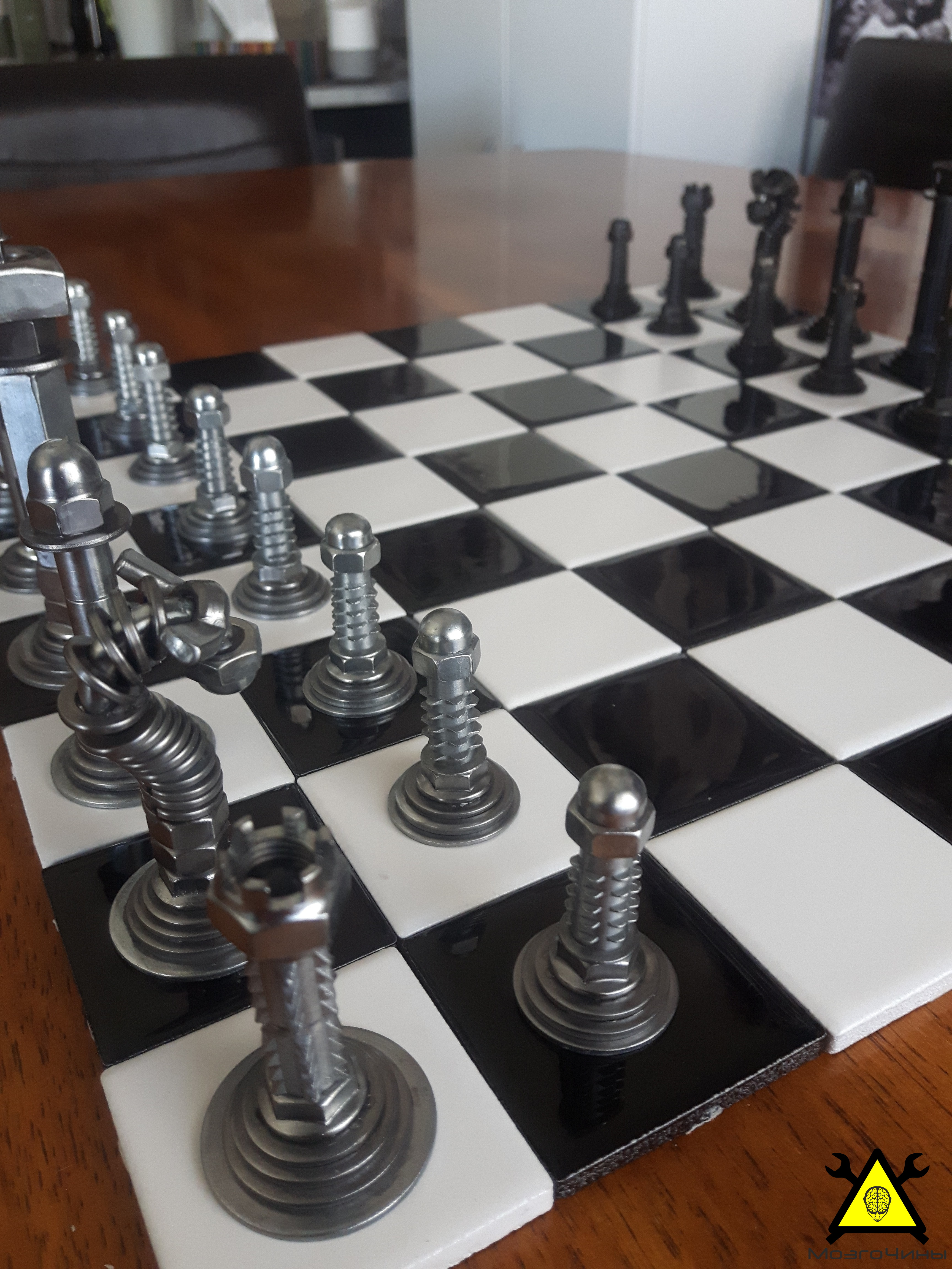 Как сделать шахматы из глины